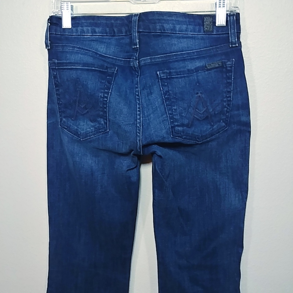 7 For All Mankind A Pocket Flare Jeans size 27 - Picture 5 of 8
